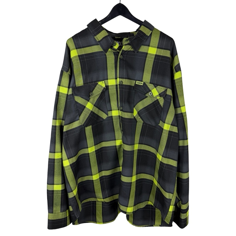 Mens Dixxon Flannel Uranium Sold Out Limited Edition Button Down Shirt Size 4XL
